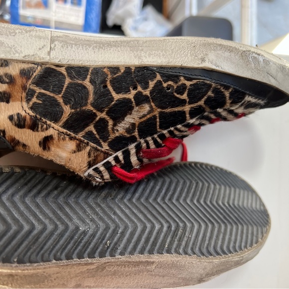 Golden Goose Leopard Print Sneakers - Picture 7 of 9